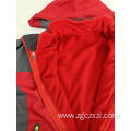 Winter fleece school jacket sea red